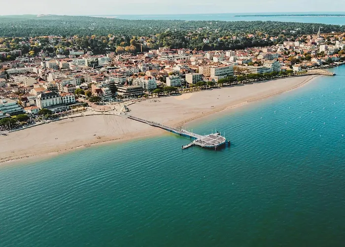 아파트 T2 Pour 4 Personnes Au Coeur D'arcachon Avec Wifi Et Equipements Modernes - Fr-1-474-176